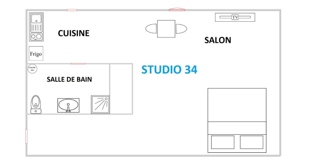 Studio 34 Résidence les Thermes Curistes et Vacanciers Digne-les-Bains Esterno foto